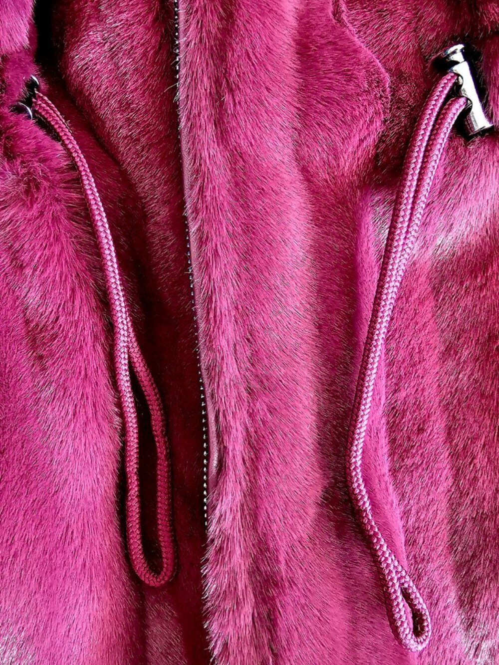 π NWT π White House Black Market Luxe Faux Fur Vest, Port, Size S - Picture 3 of 9